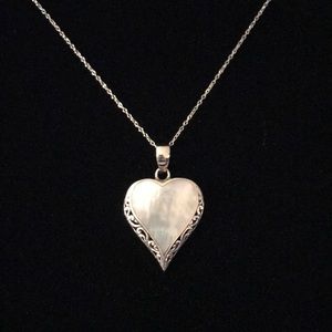 Sterling Silver Heart Necklace